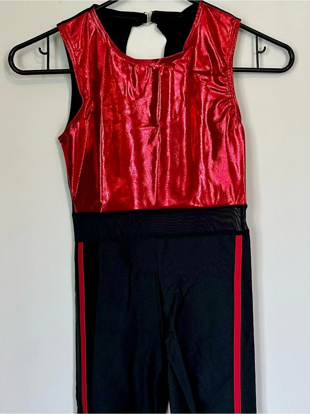 NEW Weissman So Far So Great Black & Red Dance Set - Size: LC